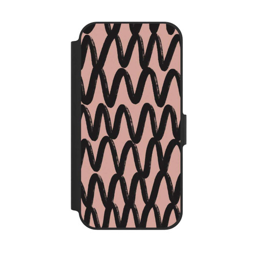 Apple iPhone 12 NIVOflip Zig Zag Noir