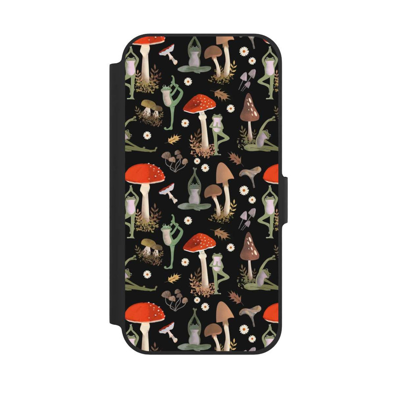 iPhone 12 NIVOflip Grenouilles Yoga & Champignons