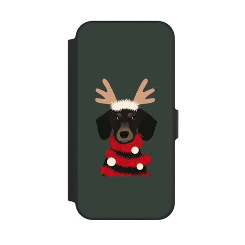 Apple iPhone 12 NIVOflip weihnachtlicher Dackel