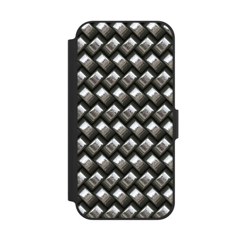 Apple iPhone 12 NIVOflip Glamour Silver Metal