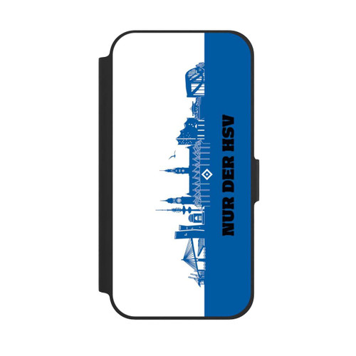 Apple iPhone 12 NIVOflip HSV Skyline Blau Weiß