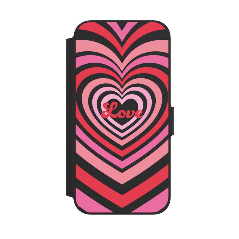 iPhone 12 NIVOflip Amour, nuances rouges