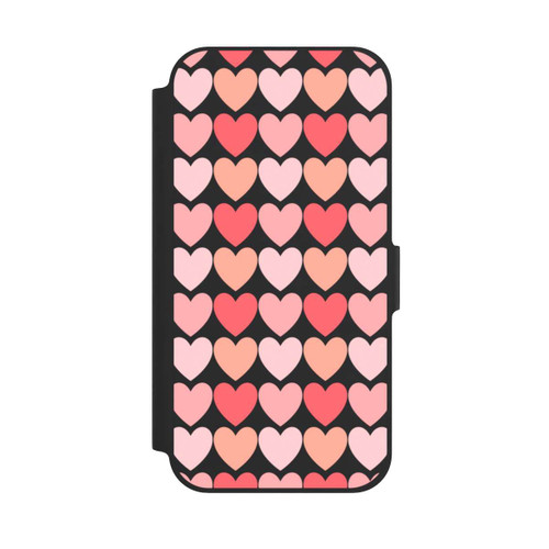 Apple iPhone 12 NIVOflip Rosa Schattenherzen