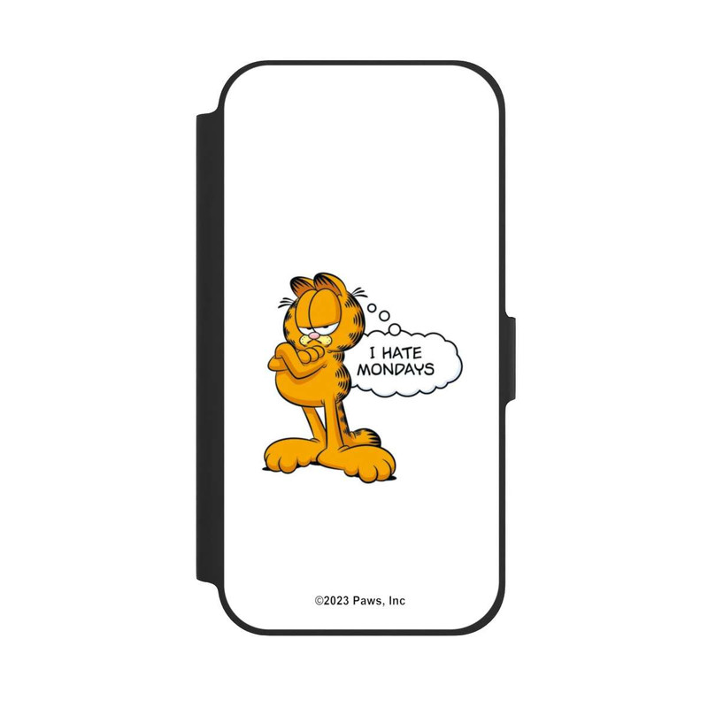 iPhone 12 NIVOflip Garfield I Hate Mondays Weiß