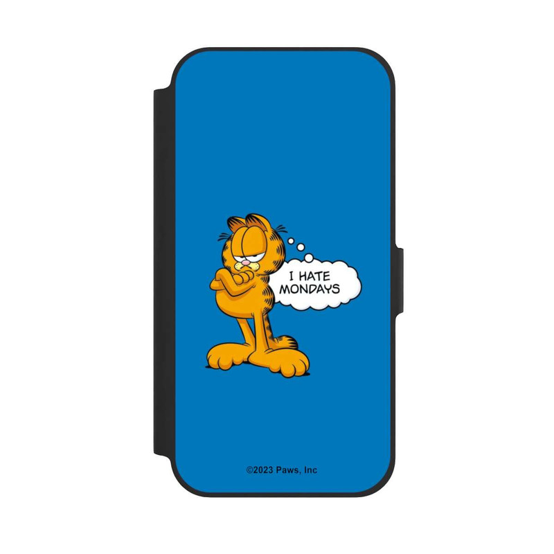 iPhone 12 NIVOflip Garfield I Hate Mondays Blau