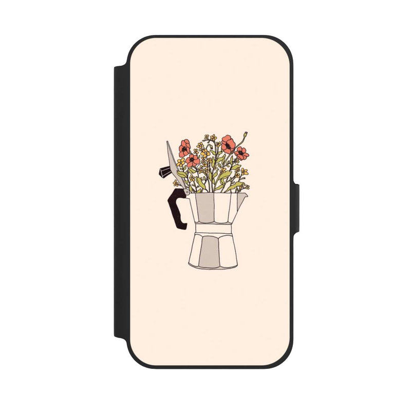 iPhone 12 NIVOflip Fleurs Moka