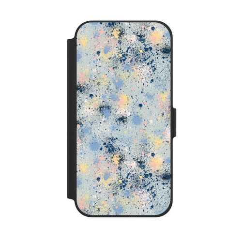 Apple iPhone 12 NIVOflip Ink Dripping Dust Texture Blue