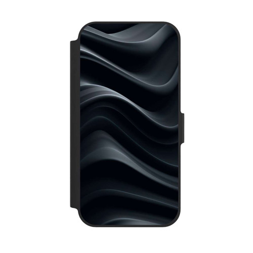 Apple iPhone 12 NIVOflip Black Waves Texture