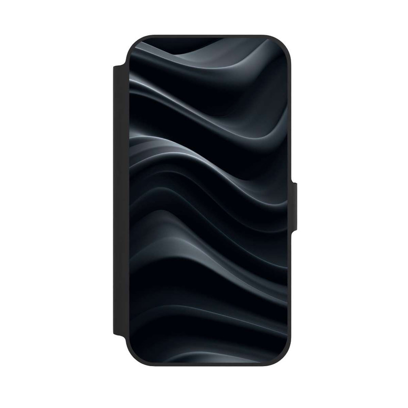 iPhone 12 NIVOflip Black Waves Texture
