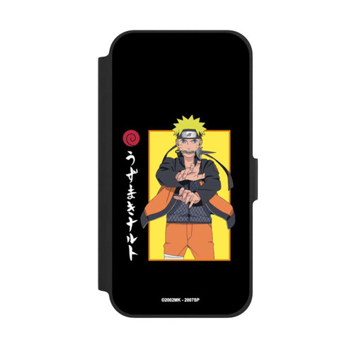 Apple iPhone 12 NIVOflip Naruto Kampfposition Schwarz
