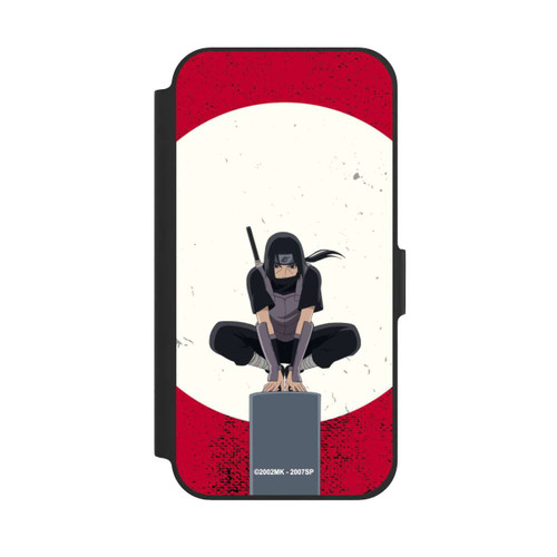 Apple iPhone 12 NIVOflip Itachi Uchiha Symbol Roter Hintergrund