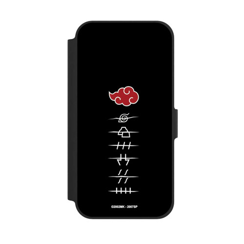 Apple iPhone 12 NIVOflip Akatsuki Mitgliedssymbole Schwarz