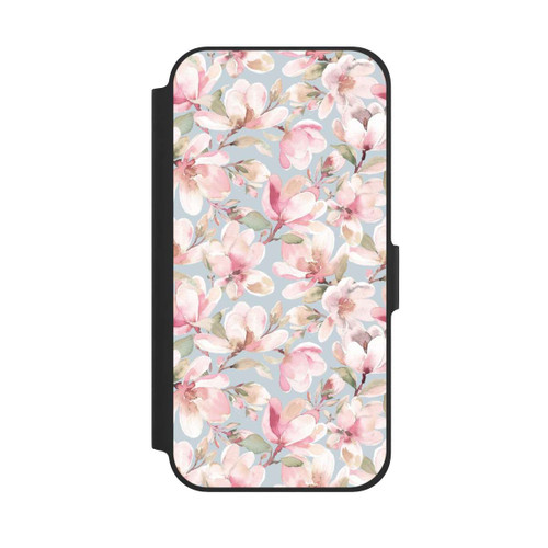 Apple iPhone 12 NIVOflip Magnolien Blumen Pastellrosa
