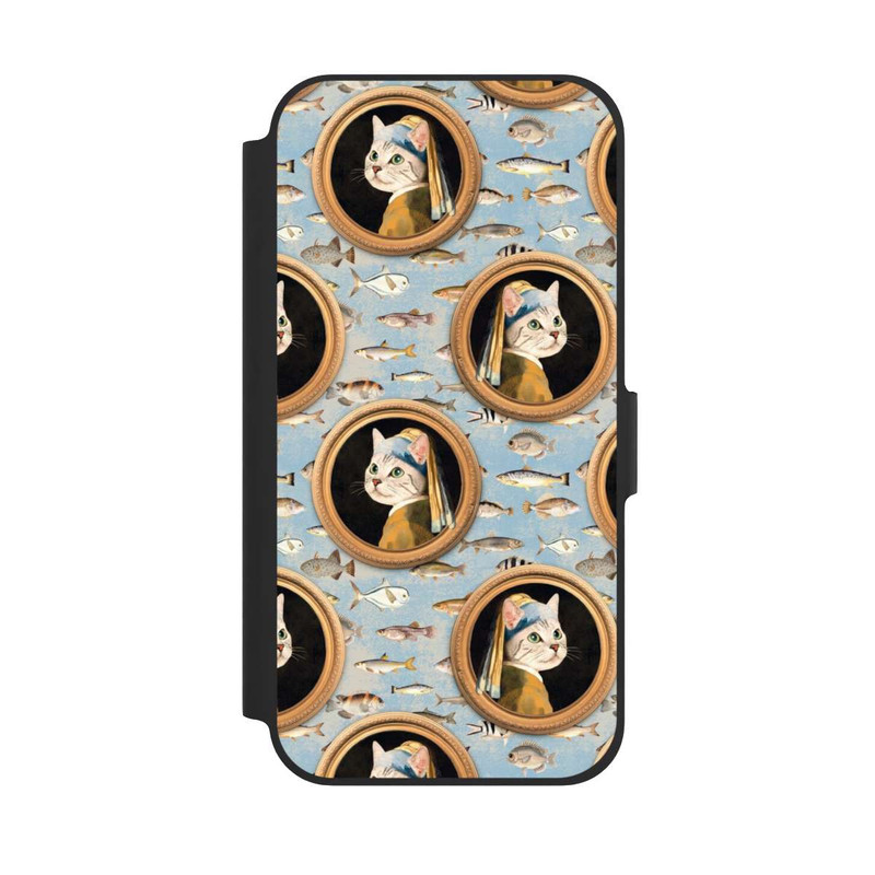 iPhone 12 NIVOflip Katzen Muster