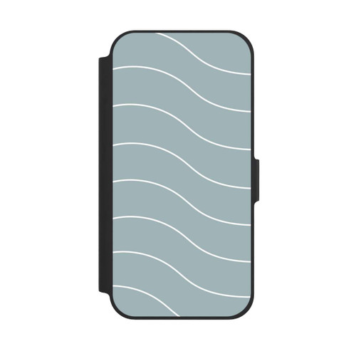 Apple iPhone 12 NIVOflip Trendy Lines White Green