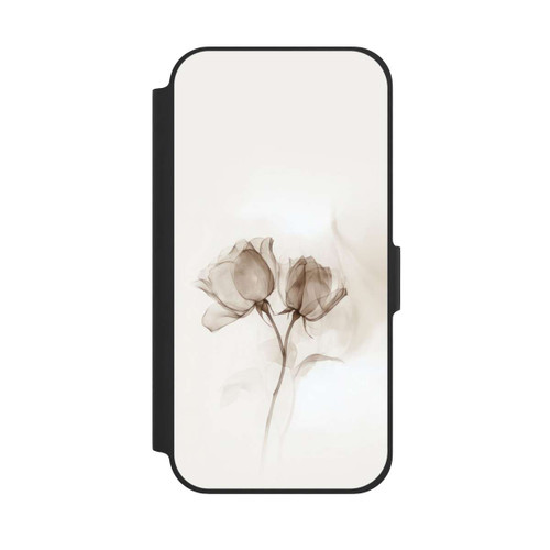 Apple iPhone 12 NIVOflip Braune Rose Blume Nebel
