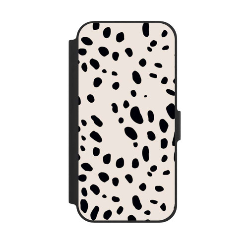 Apple iPhone 12 NIVOflip Tiermuster Gepard Schwarz