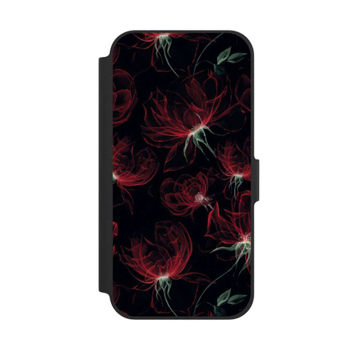 Apple iPhone 12 NIVOflip Tapete mit roten Blumen