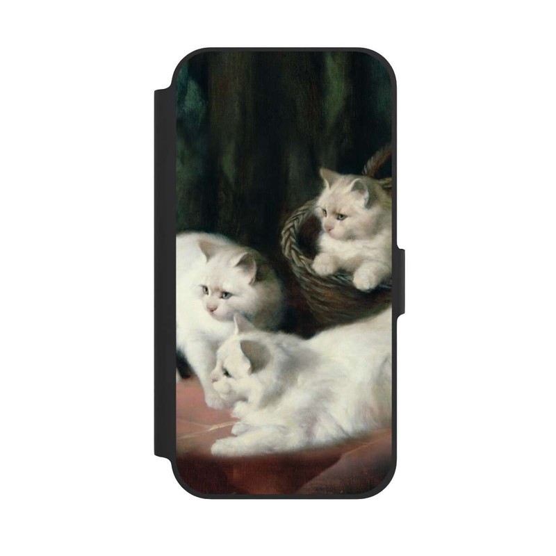 iPhone 12 NIVOflip Three White Angora Kittens