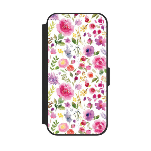 Apple iPhone 12 NIVOflip Roses Flowers Purple