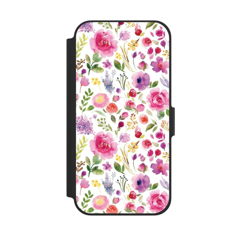 iPhone 12 NIVOflip Roses Flowers Purple