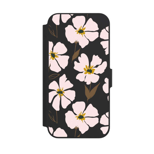 Apple iPhone 12 NIVOflip Simple Pastell Flowers Rose Transparent