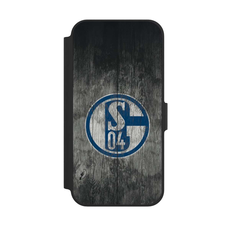 iPhone 12 NIVOflip Schalke 04 Holz Look
