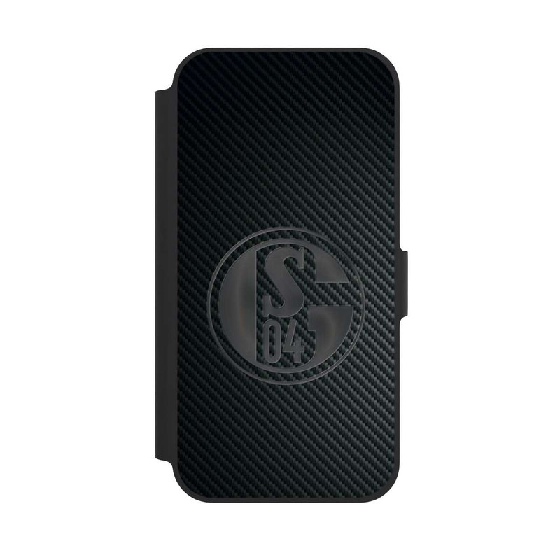 iPhone 12 NIVOflip Schalke 04 Carbon Look