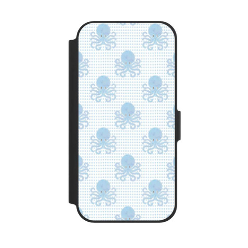 Apple iPhone 12 NIVOflip Blue Watercolor Octopus