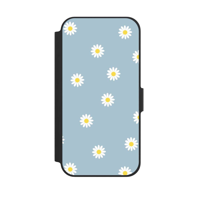 iPhone 12 NIVOflip Gänseblümchen Muster Blau