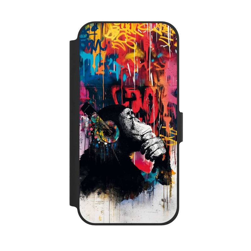 iPhone 12 NIVOflip Chimp Blue Streetart