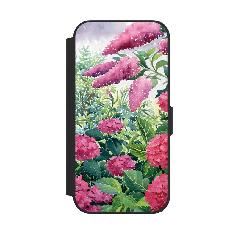 iPhone 12 NIVOflip Garden Hydrangeas and Buddleia by Christopher Ryland