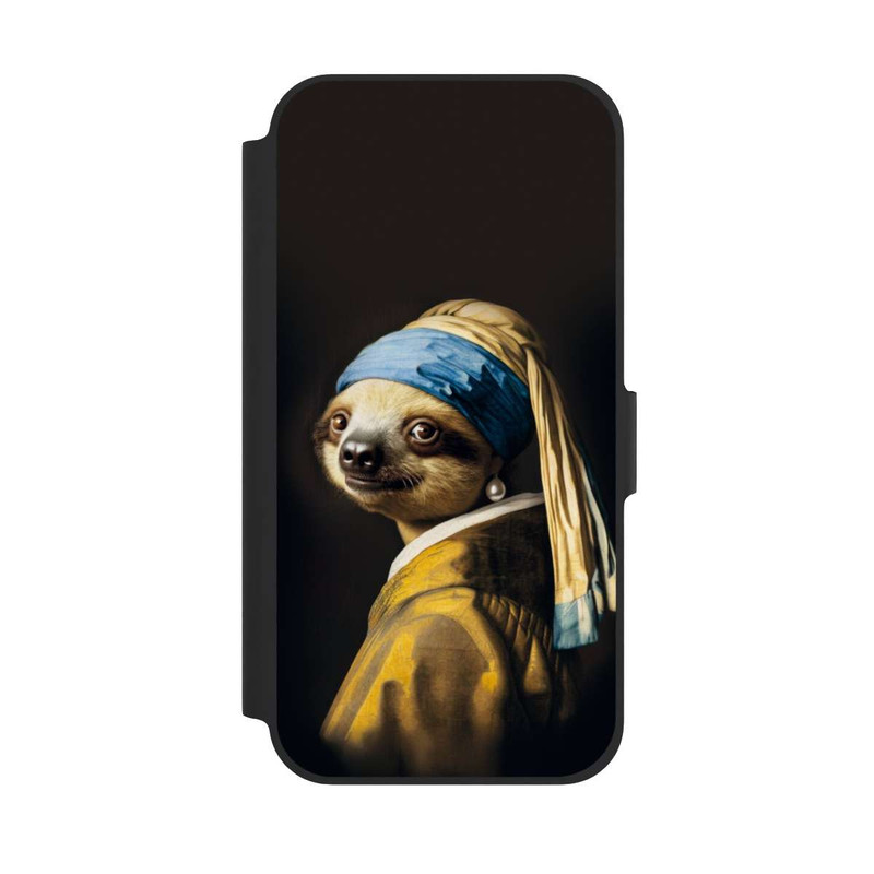iPhone 12 NIVOflip Sloth with a Pearl Earring