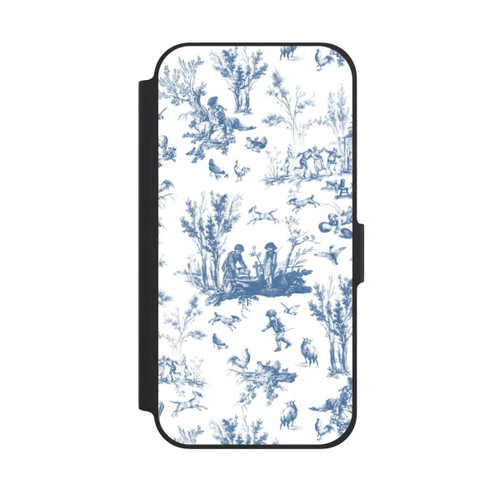 Apple iPhone 12 NIVOflip Blaue Landschaft Vintage Keramik Pattern