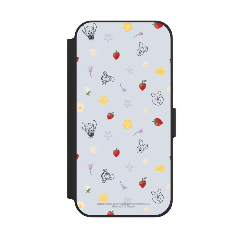 iPhone 12 NIVOflip Winnie the Pooh and Friends Strawberry Pattern Blue