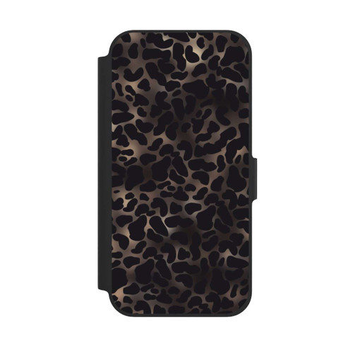 Apple iPhone 12 NIVOflip Leo-Muster dunkel