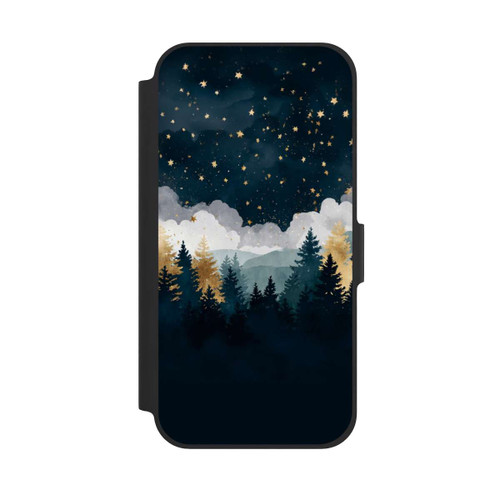 Apple iPhone 12 NIVOflip nächtlicher Wald Indigo