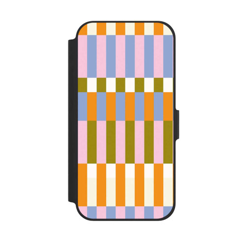 Apple iPhone 12 NIVOflip Thème à Carreaux Colorés et Audacieux