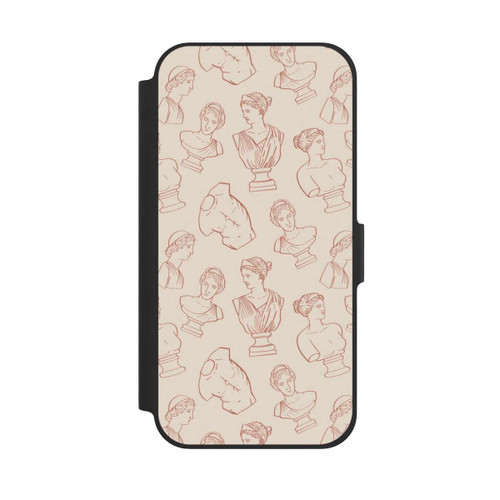 Apple iPhone 12 NIVOflip Griechische Büsten Art-Déco Braun