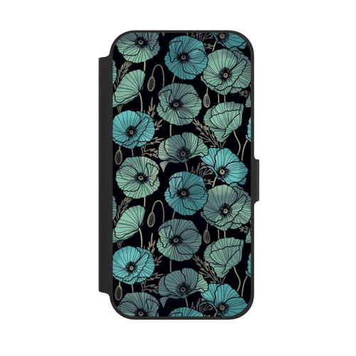 Apple iPhone 12 NIVOflip Coquelicots d'Été Verts
