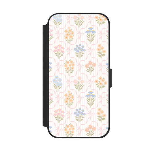 Apple iPhone 12 NIVOflip Vintage Frühlingsblumenstrauß im Cottagecore Stil