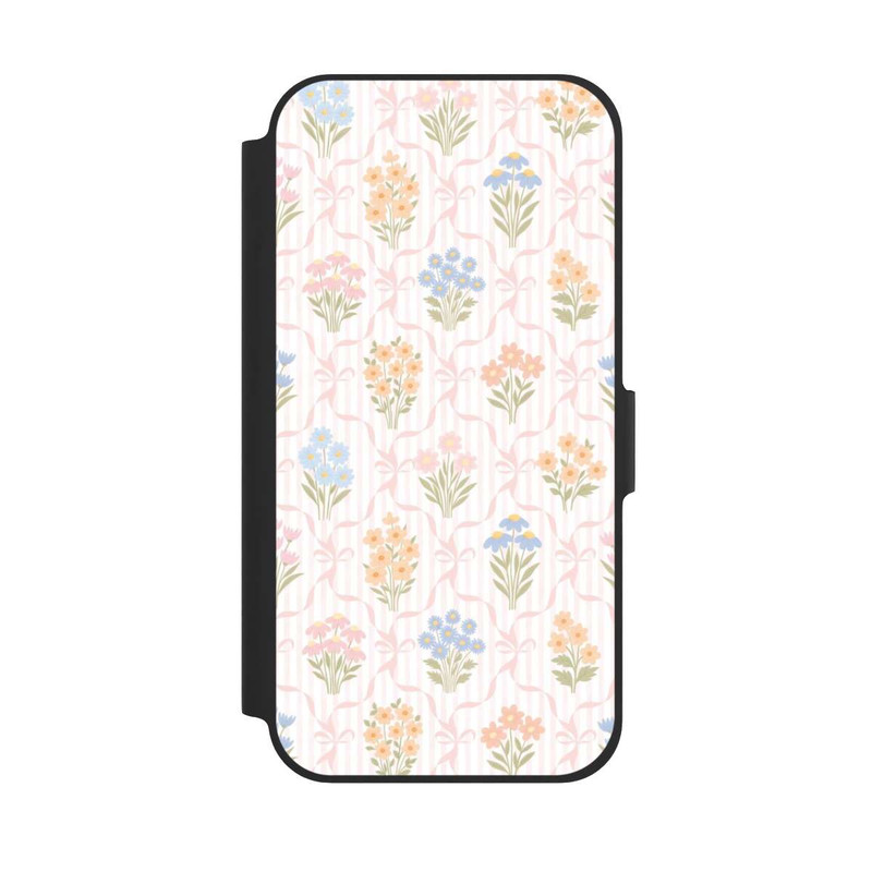 iPhone 12 NIVOflip Vintage Frühlingsblumenstrauß im Cottagecore Stil