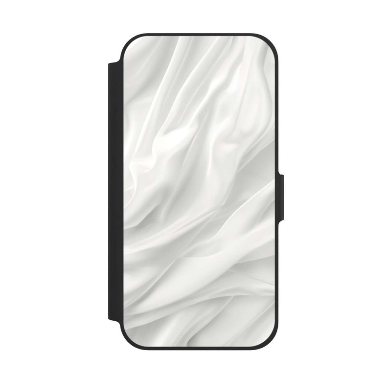 iPhone 12 NIVOflip White Satin Smooth Texture With AI