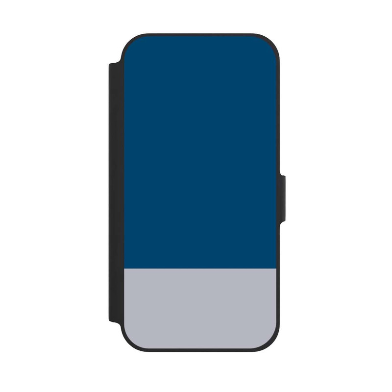 iPhone 12 NIVOflip Dunkelblau Grau Farbkombi