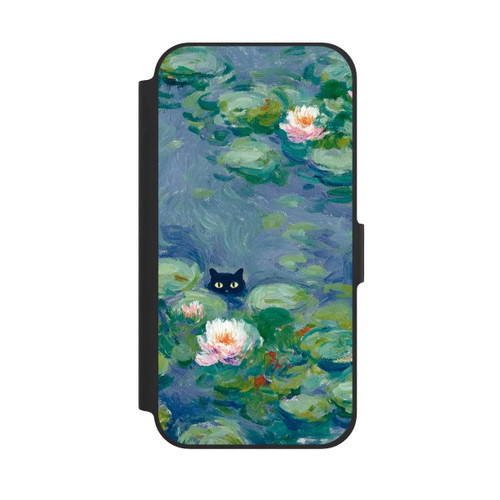 Apple iPhone 12 NIVOflip Cat in the Pond Monet Painting