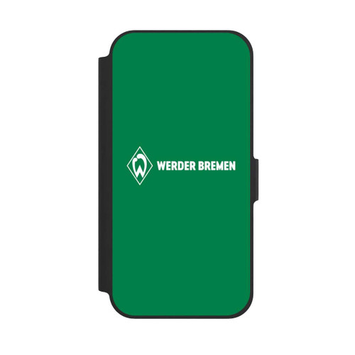 Apple iPhone 12 NIVOflip Werder Bremen Schriftzug Raute Grün