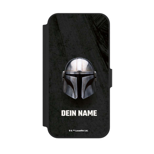 Apple iPhone 12 NIVOflip Star Wars Mandalorian Black Helmet Personalisierbar