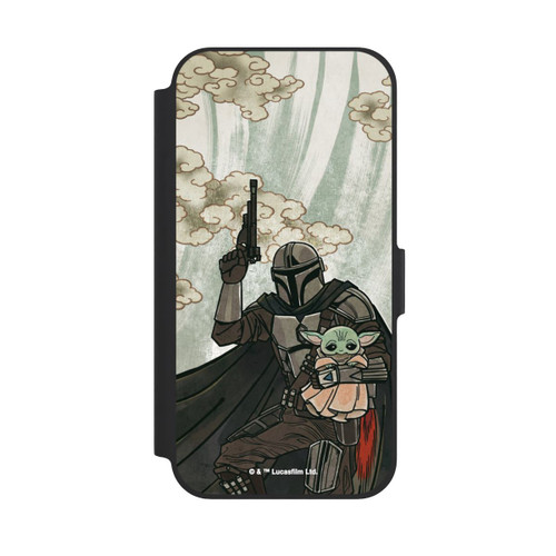 Apple iPhone 12 NIVOflip Mandalorian and Child style japonais