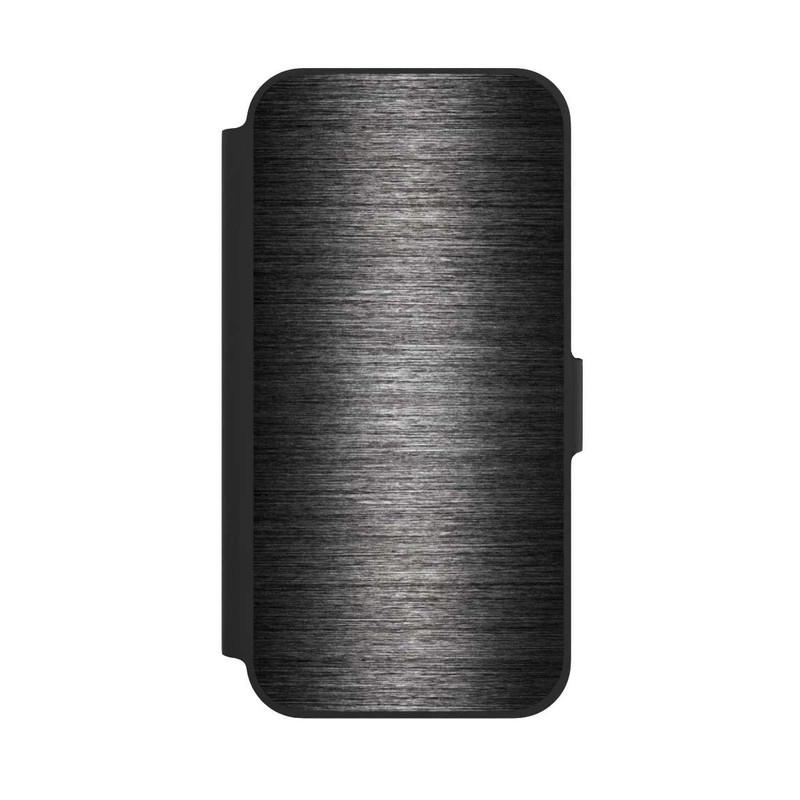 iPhone 12 Pro NIVOflip Metal Look Anthracite