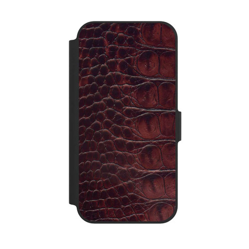 Apple iPhone 12 Pro NIVOflip Cuir de Crocodile